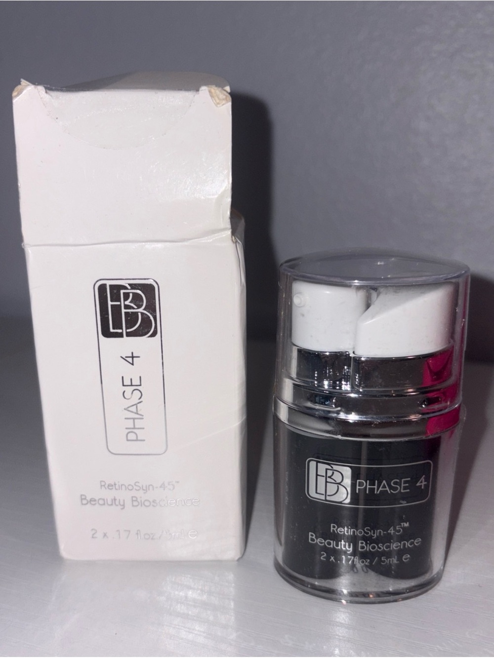 Beauty Bioscience RetinoSyn-45 Phase 4 sealed 2 X 1.7fl Oz/5ml.